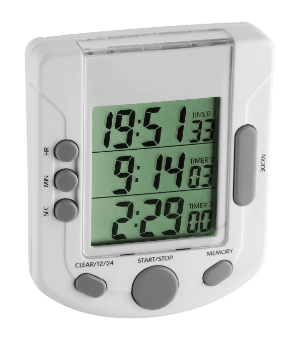 TFA Dostmann TFA 38.2020 Digitaler 3-fach-Timer TRIPLE TIME 1