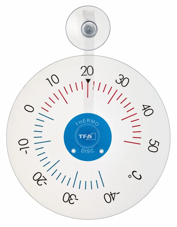 TFA Dostmann TFA 14.6020 Analoges Fensterthermometer THERMO DISC 1