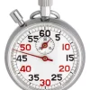 TFA Dostmann Stoppuhr Metall Verchromt TFA 38.1022 5