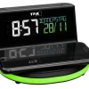 TFA Dostmann TFA 60.2028.01 Digitalwecker Mit Kabelloser Ladestation Charge-IT Wireless Farbdisplay 14
