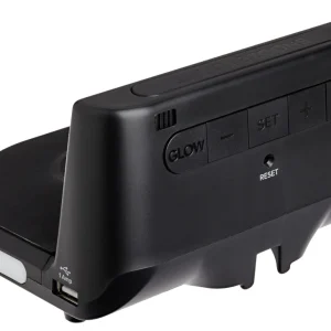 TFA Dostmann TFA 60.2028.01 Digitalwecker Mit Kabelloser Ladestation Charge-IT Wireless Farbdisplay 7
