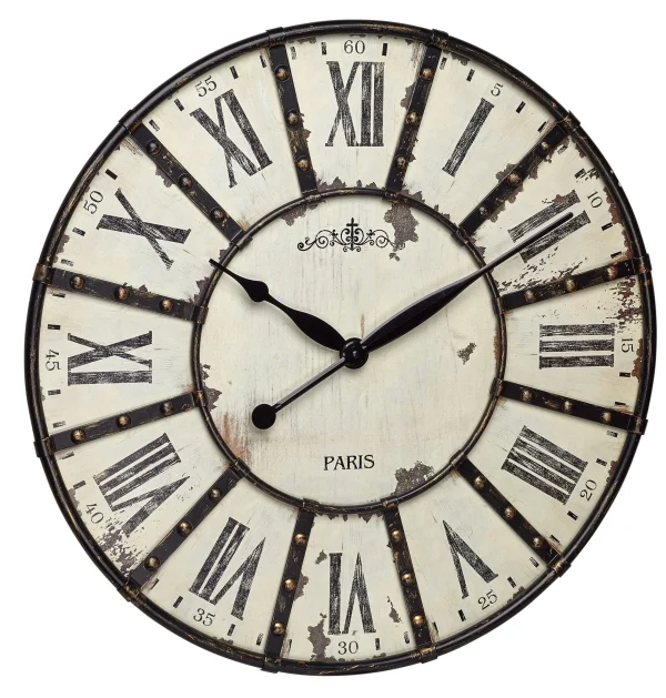 TFA Dostmann TFA 60.3039.02 Analoge XXL Wanduhr VINTAGE 1