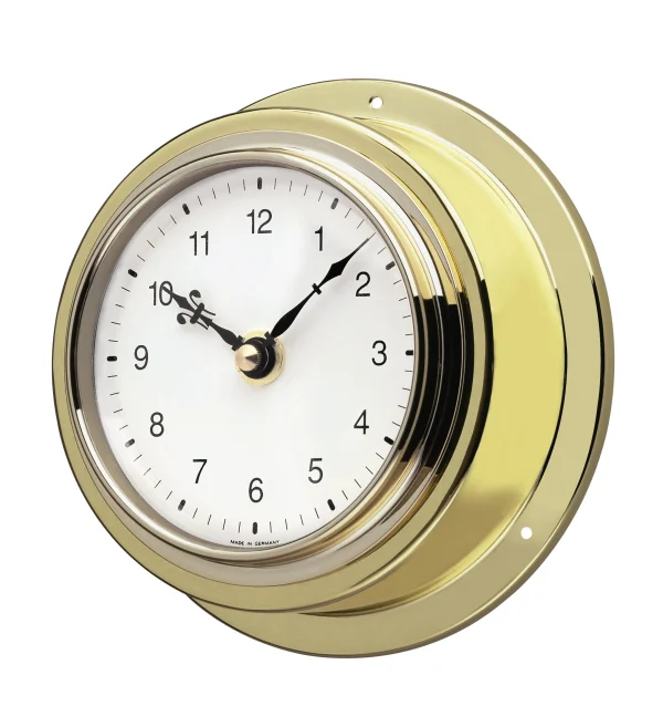 TFA Dostmann Analoge Wanduhr Aus Messing MARITIM TFA 98.1021 1