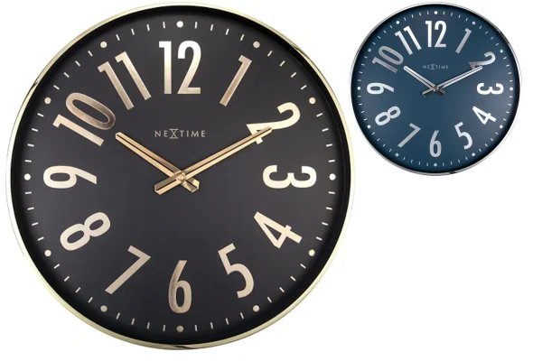 NeXtime Alchimie Design Wanduhr Geräuschloses Uhrwerk 400 Mm 1