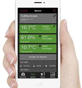Technoline Mobile Alerts Lebensmittel Überwachung Set Apotheke Kühltruhe Medizin 15