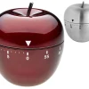 TFA Dostmann TFA 38.1030 Analoger Küchen-Timer Aus Edelstahl APFEL 5