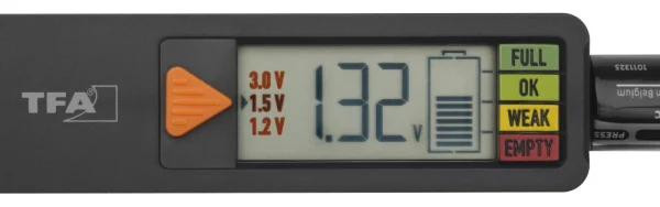 TFA Dostmann Profi Batterietester BatteryCheck TFA 98.1126.01 3