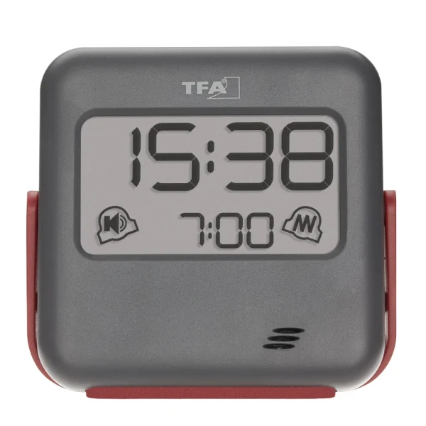 TFA Dostmann TFA 60.2031 BUZZ Digitaler Reisewecker Mit Vibration Quarzwecker 3