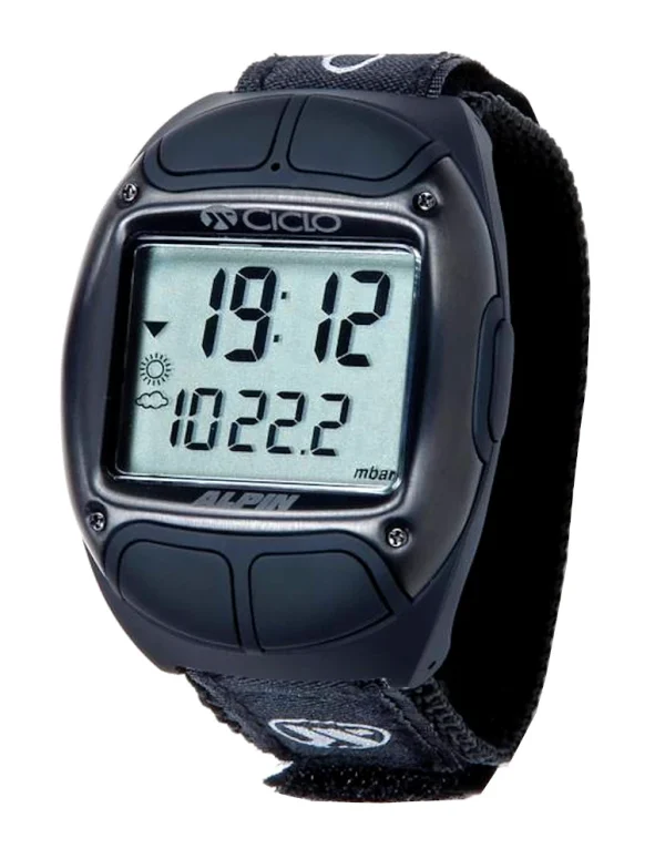 Ciclosport Sonderangebot Profi Sportuhr Alpin 3 Blackline Höhenmesser Wettervorhersage Temperatur 1