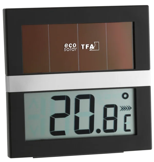 TFA Dostmann TFA 30.5017 Digitales Thermo-Hygrometer ECO Solar 1