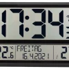 TFA Dostmann Digitale XL-Funkuhr TFA 60.4520.01 Innentemperatur Datum Wochentag 7