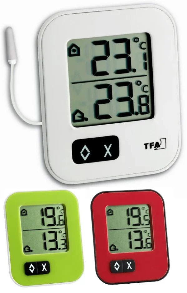 TFA Dostmann Digitales Innen-Außen-Thermometer MOXX TFA 30.1043 In Mehreren Farben 1