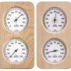 TFA Dostmann TFA Sauna Thermo Hygrometer Haar-Synthetik-Werk Massiver Holzrahmen Eiche Oder Abachi 5