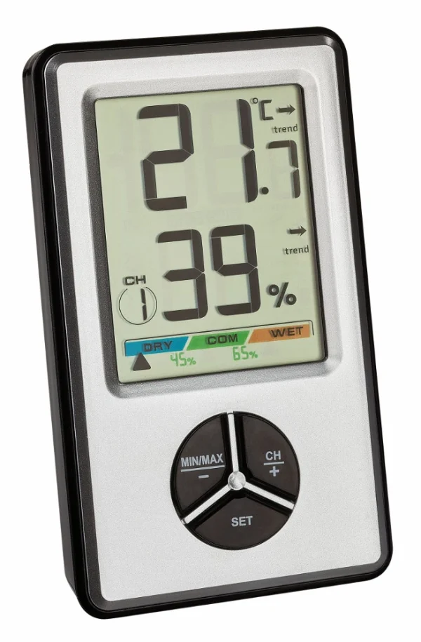 TFA Dostmann Digitales Thermo-Hygrometer TFA 30.5045.54 Raumklimakontrolle 1