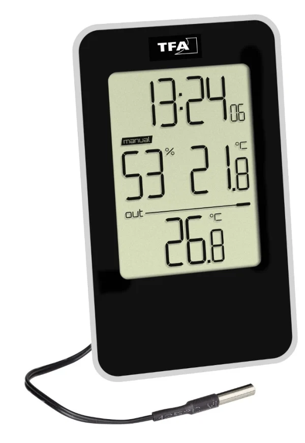 TFA Dostmann Digitales Thermo-Hygrometer TFA 30.5048.01 Raumklimakontrolle 1