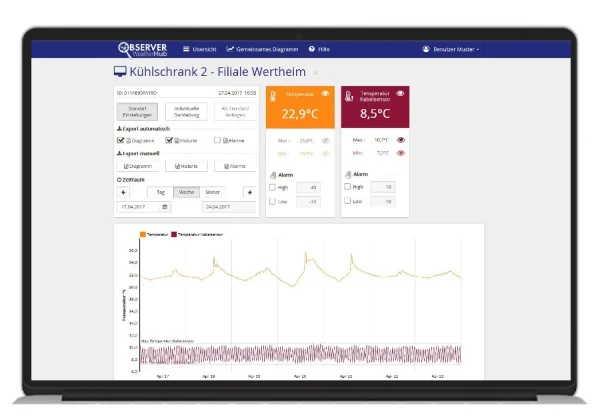 TFA Dostmann Observer Weatherhub Starterset TFA 31.4016.02 Heizungsüberwachung 7