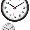 TFA Dostmann Analoge Wanduhr TFA 60.3050 Leises Sweep Uhrwerk Bürouhr Quarzuhr 10