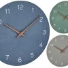 TFA Dostmann Analoge Wanduhr TFA 60.3054 Leises Sweep-Uhrwerk Zeiger Aus Walnuss Holz 7