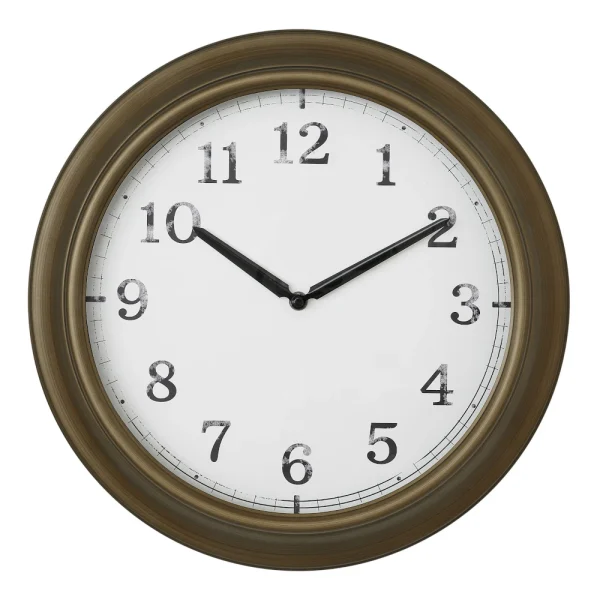 TFA Dostmann TFA 60.3066.53 Retro Metall-Wanduhr Outdoor Spritzwassergeschützt 387 Mm 1