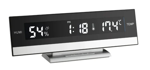 TFA Dostmann TFA 60.2011 Digitaler Wecker Mit Raumklima 1