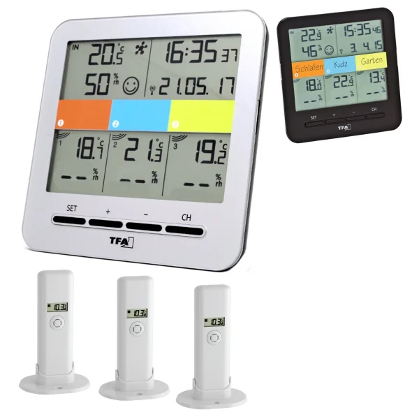TFA Dostmann Klimahome Kos TFA 30.3060.99 Temperaturstation Wetterstation 1